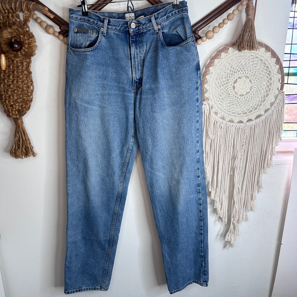 Vintage Calvin Klein Double Stone Wash Easy Fit Jeans